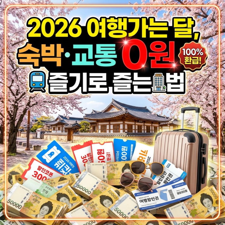  2026 전북 여행가는 달 할인 총정리: 숙박 7만 원+교통비 100% 환급 꿀팁