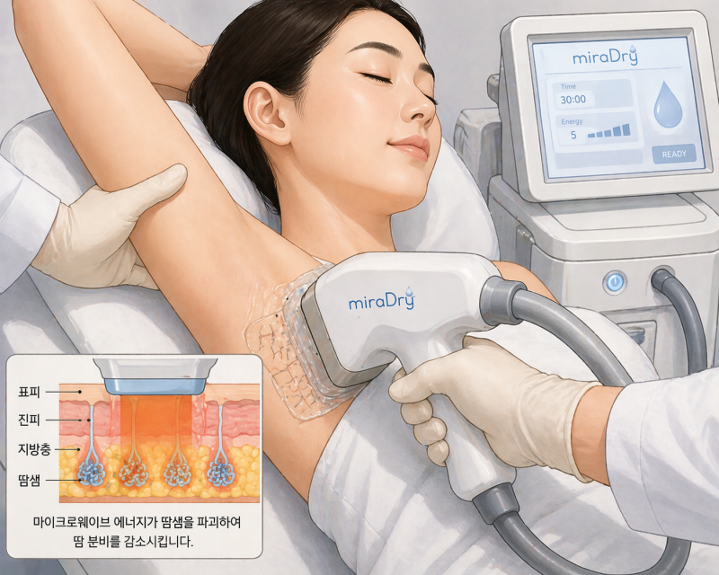 겨드랑이 어루러기 재발, 미라드라이가 도움이 될까요?