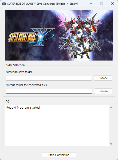  SUPER ROBOT WARS Y Save Converter Nintendo Switch → Steam