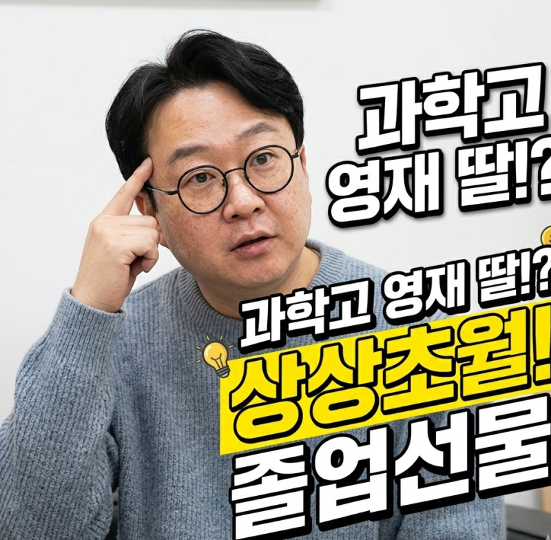 개그맨 오정태가 과학고 영재 딸에게 약속한 특별한 졸업 선물 정체