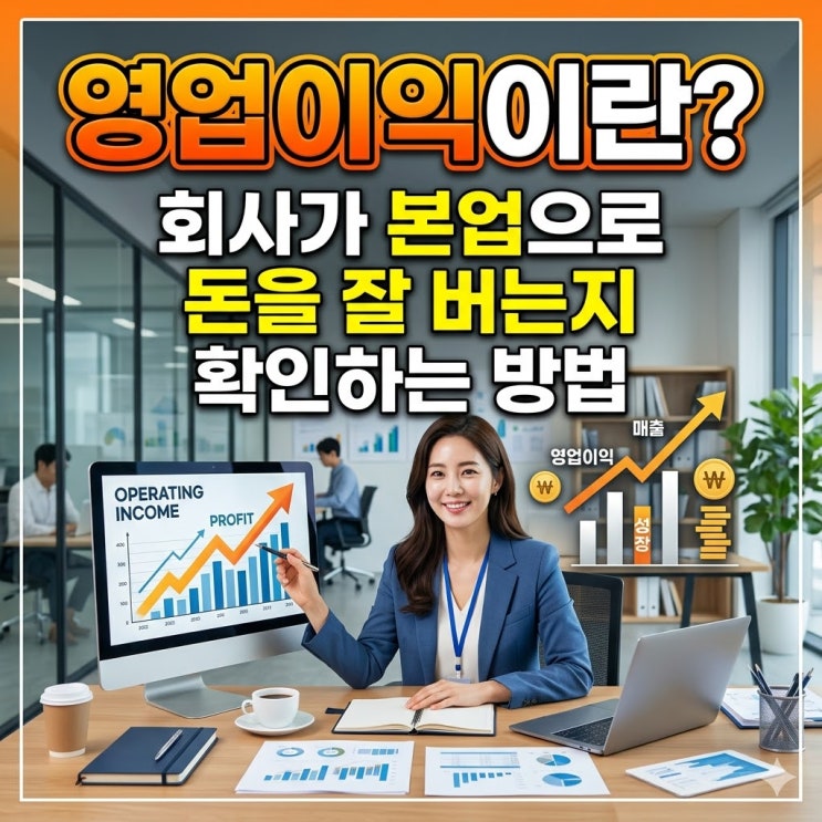  영업이익이란? 회사가 본업으로 돈을 잘 버는지 확인하는 방법
