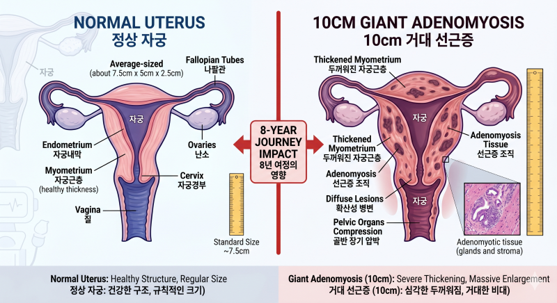 10cm 거대 선근증 확진, 미레나라는 긍정의 다리를 건너다 자궁내막증 치료 미룬 후기 2탄!!