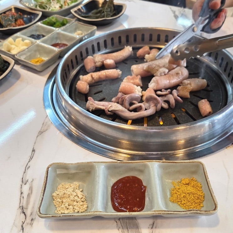  예산 삽교곱창거리맛집 예가곱창, 고소한 막창구이 점심
