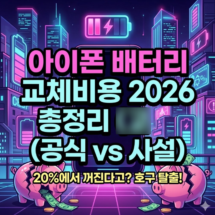  아이폰 배터리 교체비용 진짜 이 정도 실화야? 애플공식 vs 사설 총정리