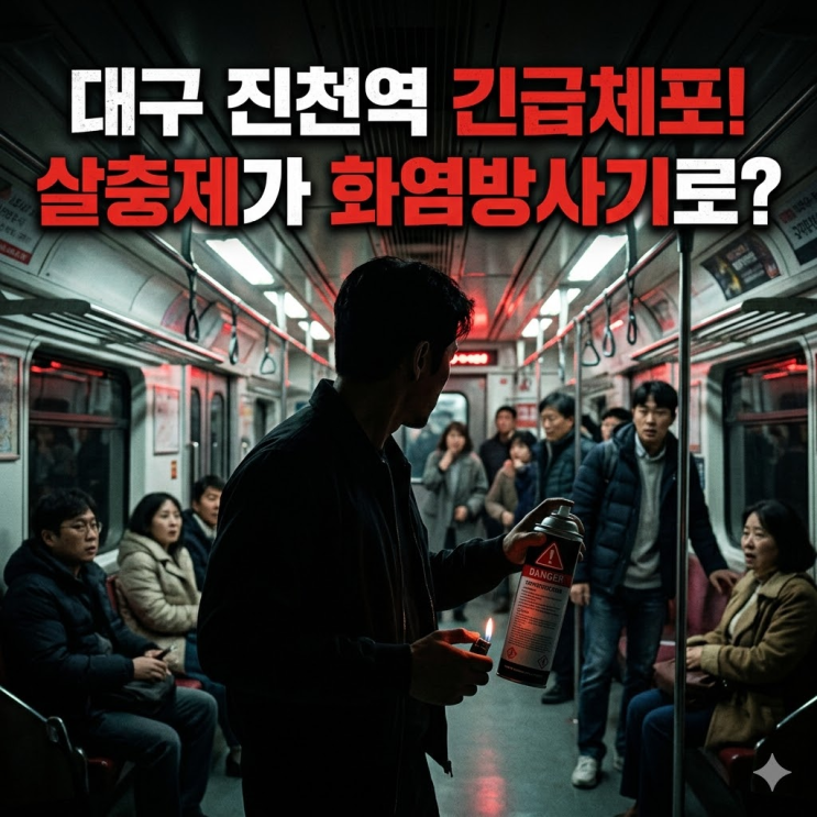  대구 지하철 1호선 진천역 방화 미수 사건 전말: 살충제가 무기가 된 이유와 대응법