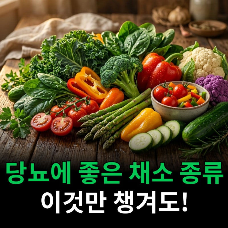 당뇨에 좋은 채소 종류 이것만 챙겨도 혈당이 달라져요