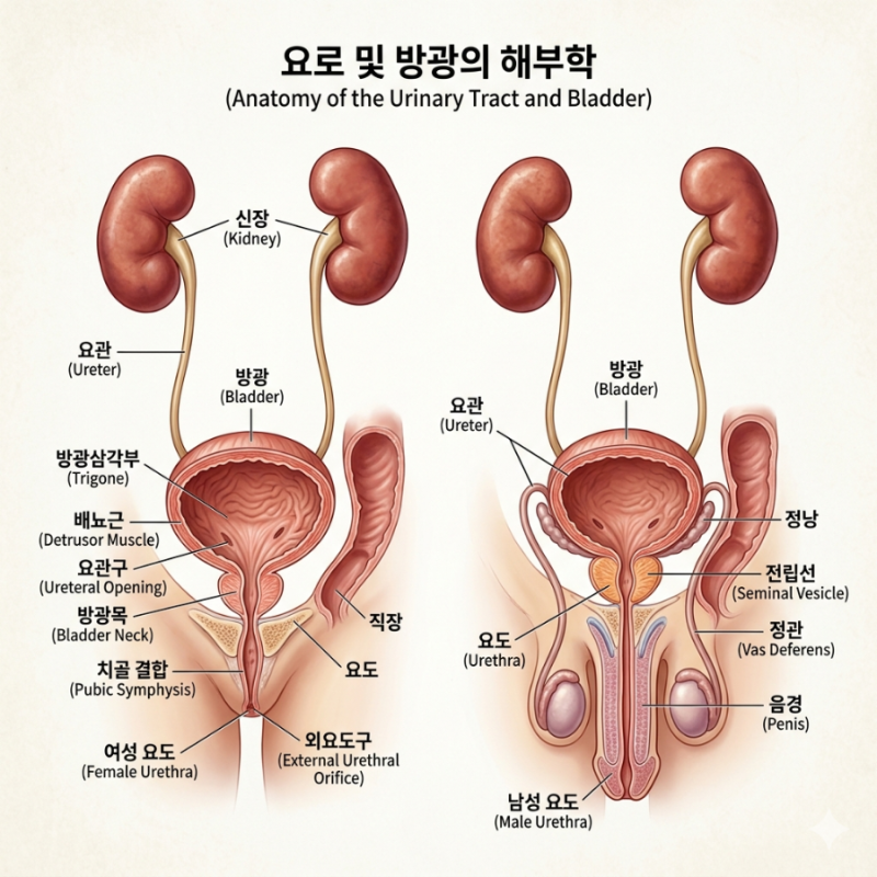 방광염 증상부터 치료까지 총정리! 여성,남성 원인, 재발 막는 생활관리 핵심 가이드 (2026 최....