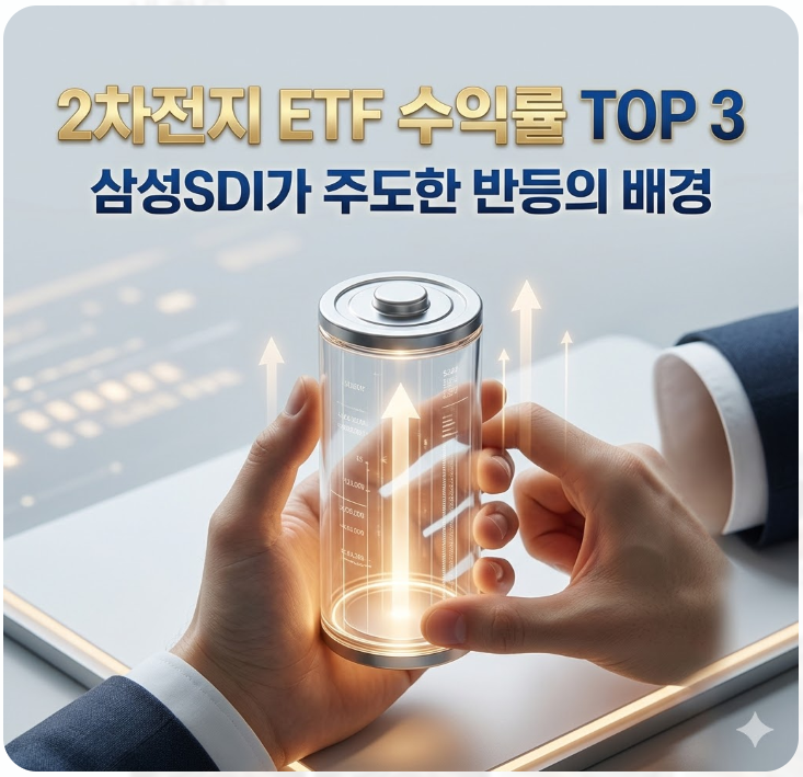  2차전지 ETF 수익률 TOP 3, 삼성SDI가 주도한 반등의 배경