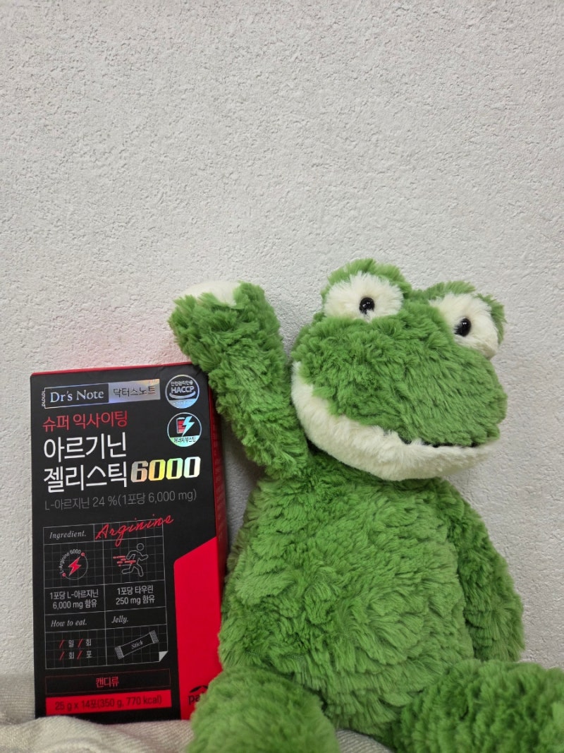 영양제 추천ㅣ닥터스노트 아르기닌 젤리스틱 6000 솔직 후기