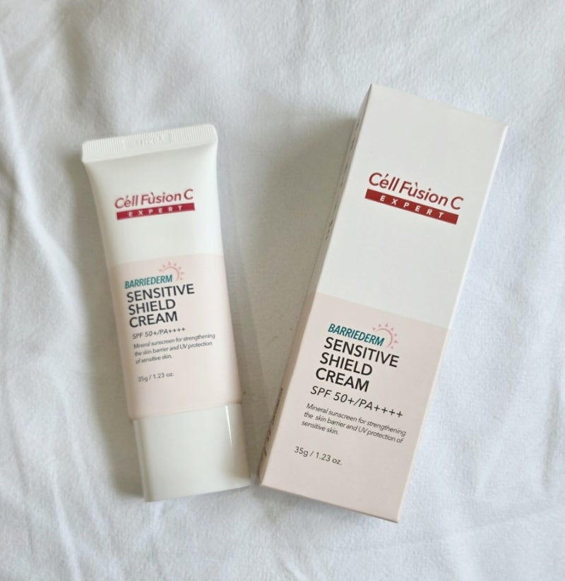 피부장벽케어+자외선차단까지 셀퓨전씨 엑스퍼트 배리덤 센서티브 실드 크림 사용 후기
