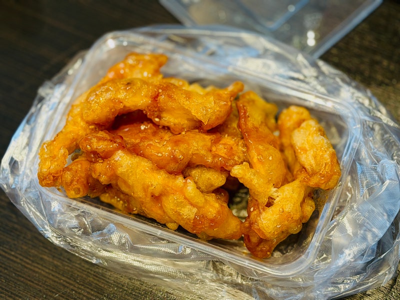 중국 대련 맛집│간단하게 먹기 좋은 뉴마트 푸드코트 꿔바로우 / 고덕지도 O