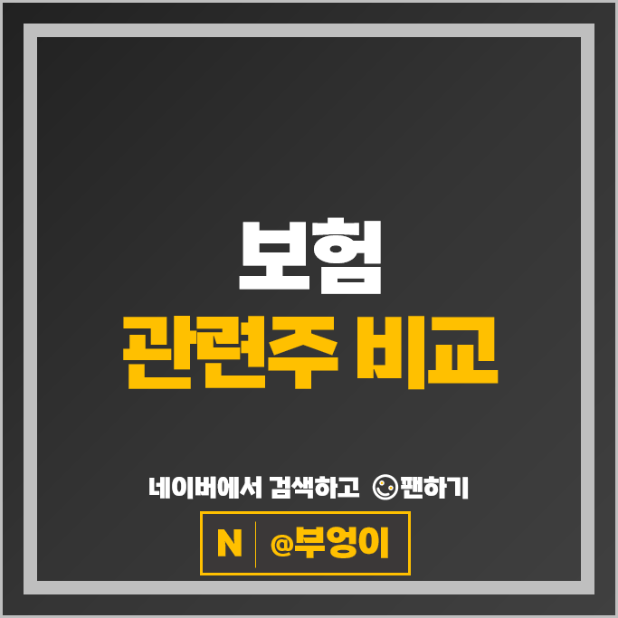 국내 보험주 보험 관련주 알아볼까