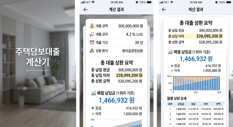 주택담보대출계산기 활용 가이드, 내 집 마련을 위한 현명한 대출 설계 전략