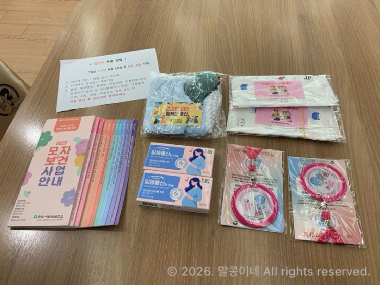  안산 단원보건소 임산부 등록 모성검사 엽산 철분제 수령 후기