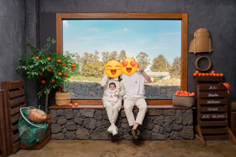 [제주 스냅] 3개월 아기와 가족사진촬영 '제주 오라리스튜디오' 촬영 후기 : 제주 감성 가득 ....