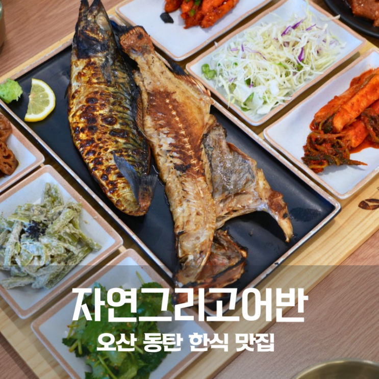  동탄 생선구이 맛집 자연그리고어반 고등어 구이 제육까지 완벽한 한 끼