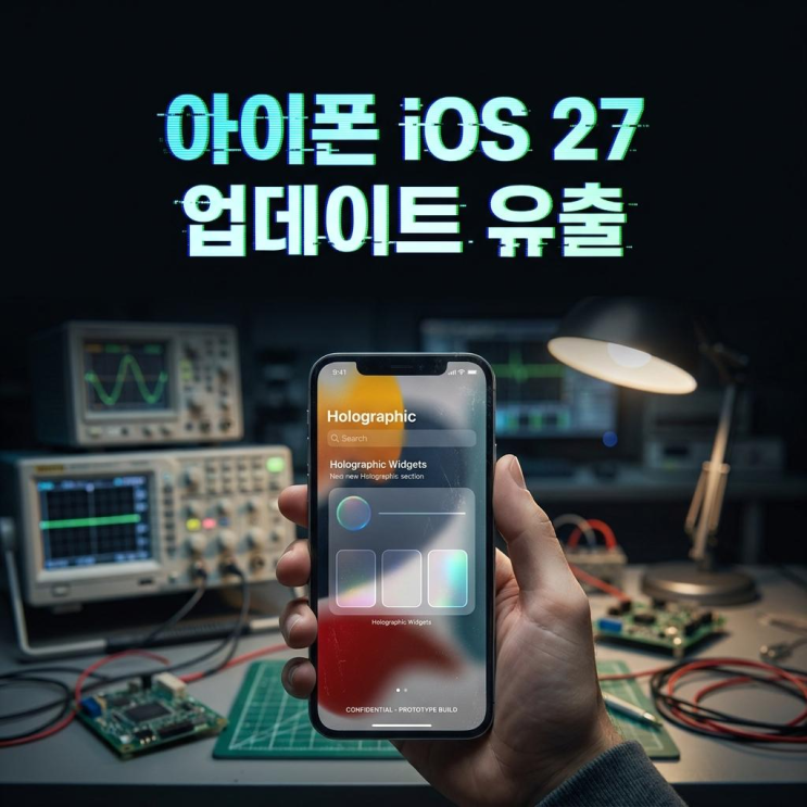  아이폰 ios 27 업데이트 유출 아이폰11 시리즈 지원 중단
