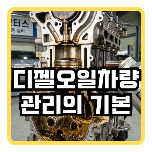 디젤엔진오일첨가제, 이럴때 쓰는겁니다.