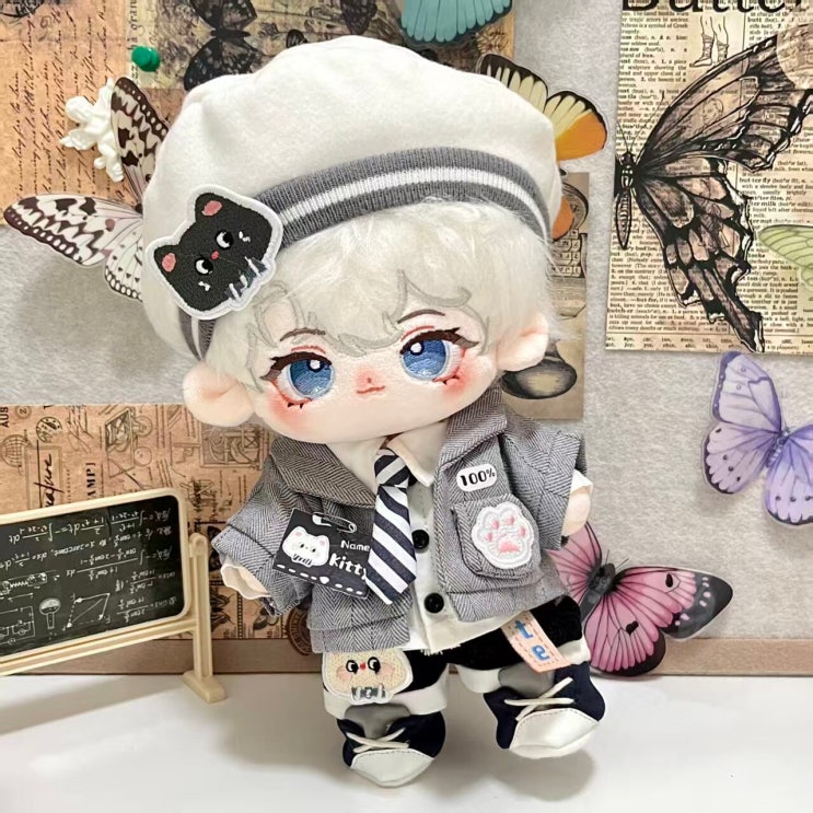  20cm 활력 충만 야옹이 세트 인형옷 아이돌인형옷