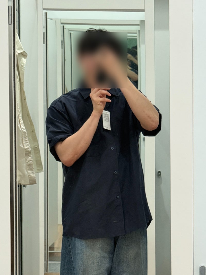 유니클로 코튼리넨셔츠 반팔셔츠 반팔추천 여름옷추천