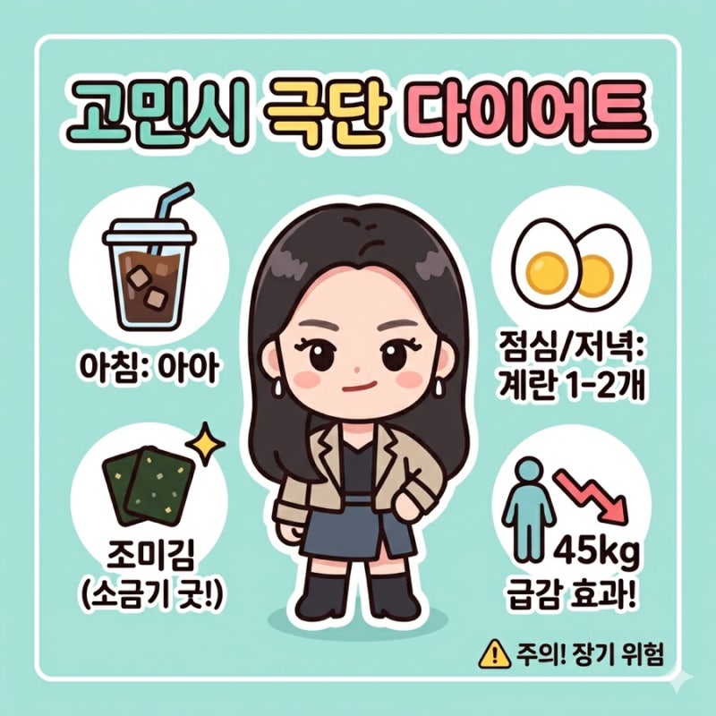 고민시 다이어트, '아아'에 '조미김'만 먹고 45kg? "사람이 살 수 있나" 충격