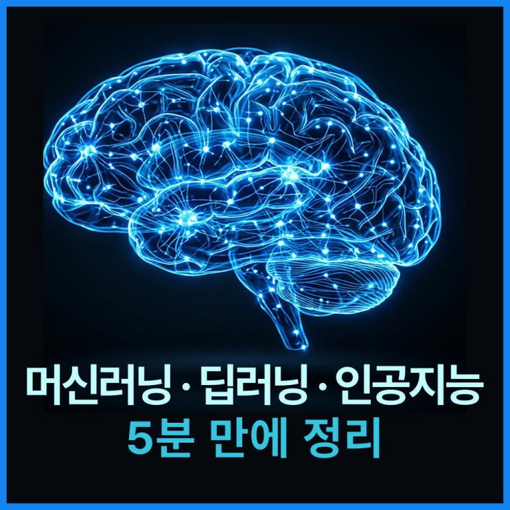  머신러닝이란? 딥러닝 차이부터 인공지능 개념까지 한번에 정리