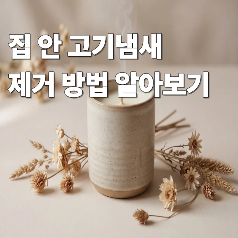 집안 고기냄새 제거, 확실하게 잡는 방법