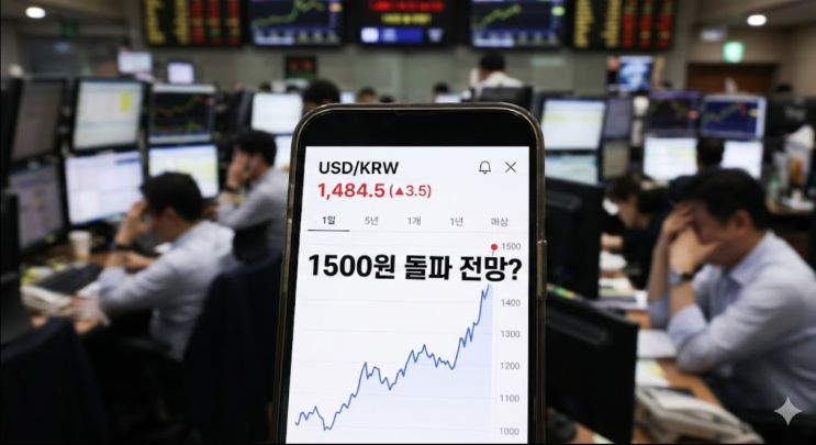 환율 1,484원 돌파, 1,500원 향한 질주…2026년 하반기 환율 전망과 투자 체크리스트