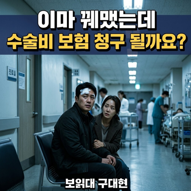 창상봉합술 vs 변연절제술차이, 단순 상처 꿰맴도 수술비 받을 수 있을까?