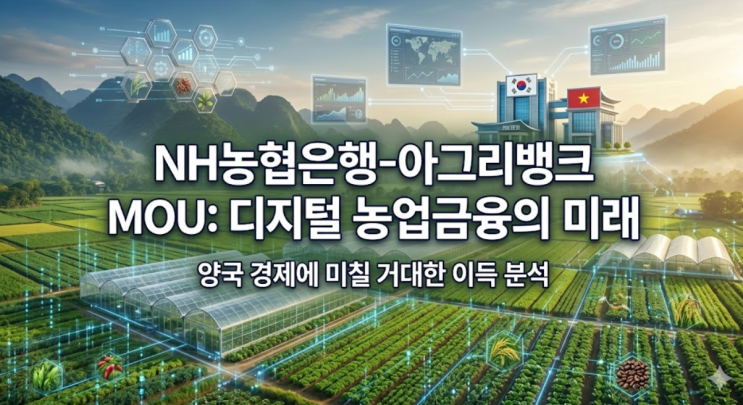  왜 농협은행은 아그리뱅크를 선택했는가? K-금융의 베트남 시장 점유율 확대 로드맵