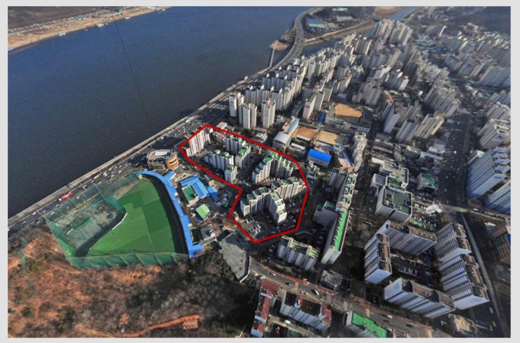  염창동 66-9 일대 996세대 대단지 탄생, 한강 프리미엄 '염창 우성·삼천리 재건축'