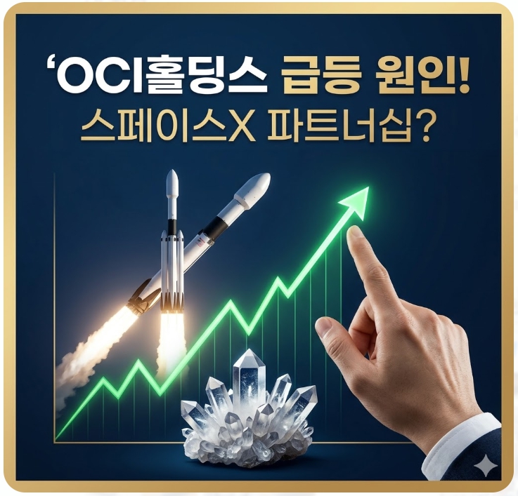  OCI홀딩스 급등 원인! 스페이스X 파트너십과 2분기 최대 실적 기대감 총정리