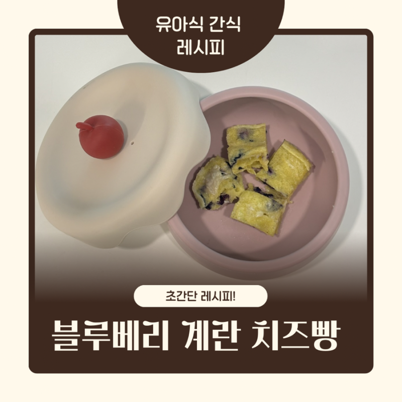 돌아기 간식 이거 하나면 끝! 전자레인지 쌀가루 치즈 블루베리 계란빵 (초간단 2분 완성)