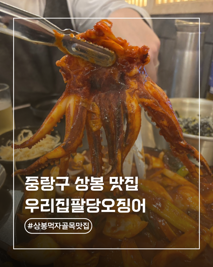  상봉맛집 추천 우리집팔당오징어 상봉점 내돈내산 솔직 후기 (중랑구맛집)