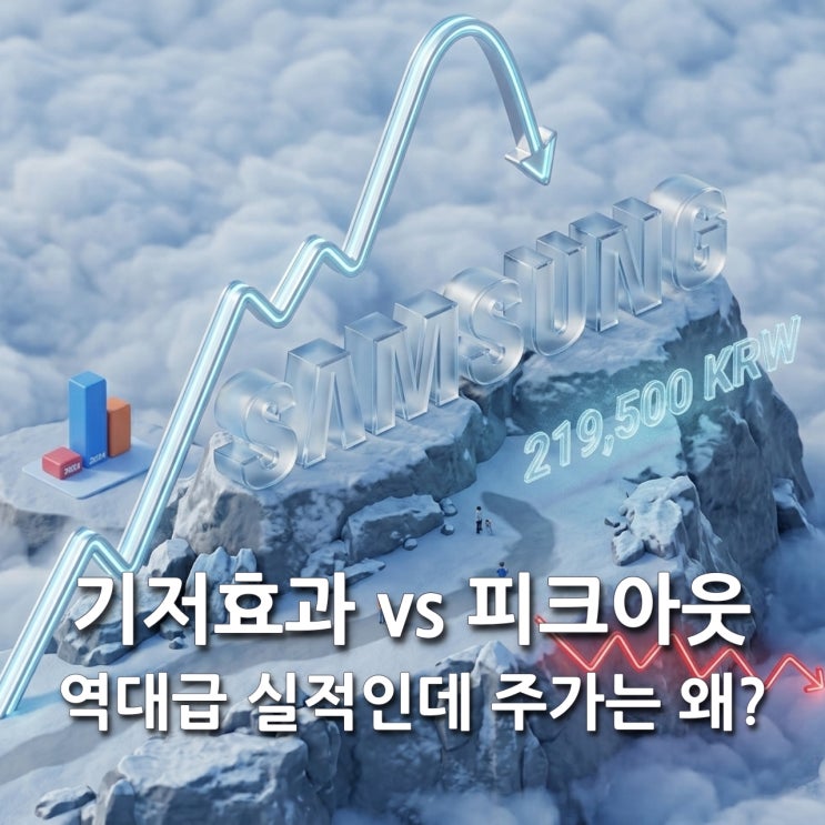  역대급 실적인데 주가는 왜 이럴까? 기저효과와 피크아웃의 함정