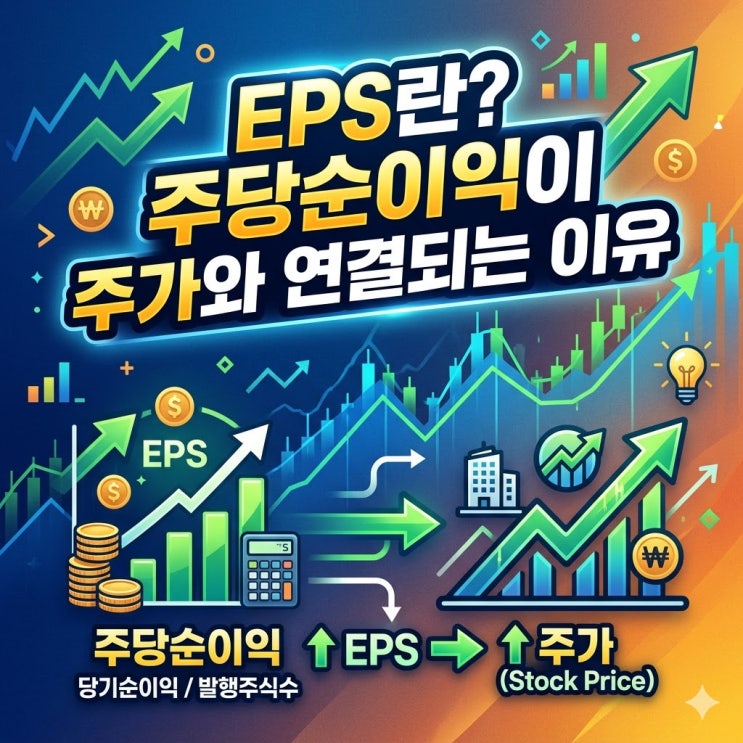  EPS란? 주당순이익이 주가와 연결되는 이유