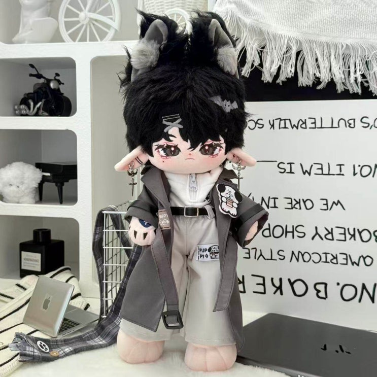  30cm 동물 트렌치코트 세트 롱바디 인형옷 아이돌인형옷