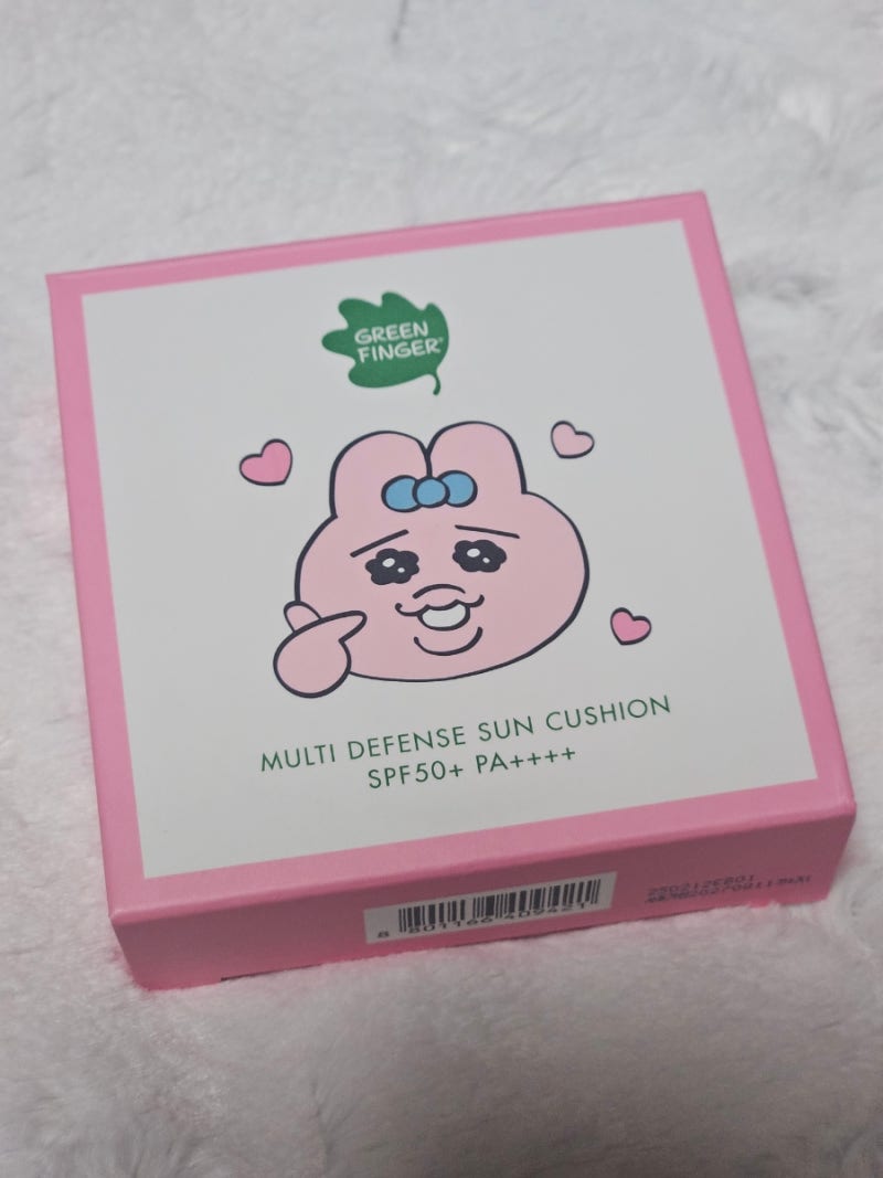 더운 여름 필수템 초등학생 선크림 그린핑거 포레스트 멀티 디펜스 선쿠션 빤쥬토끼 에디션 ....