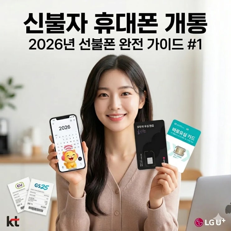  신불자 휴대폰 개통이 가능할까요? 2026년 선불폰 개통 가이드 1번지