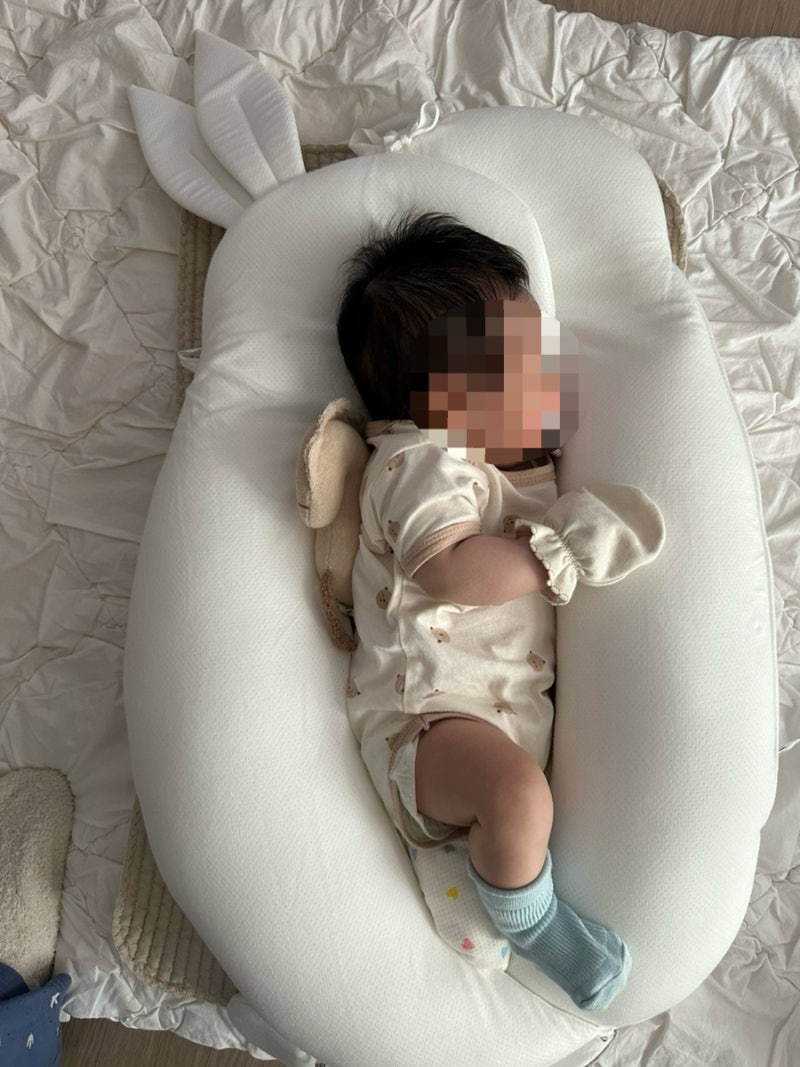 라라스 옆잠베개 사용법 사용시기 | 50일 아기 현재 쓰고 있는 꿀팁