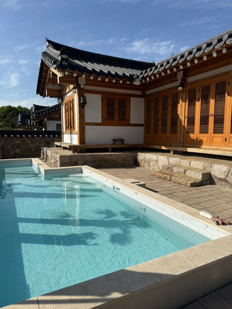 경주 펜션 송혜루 한옥 풀빌라 신상 숙소 추천!