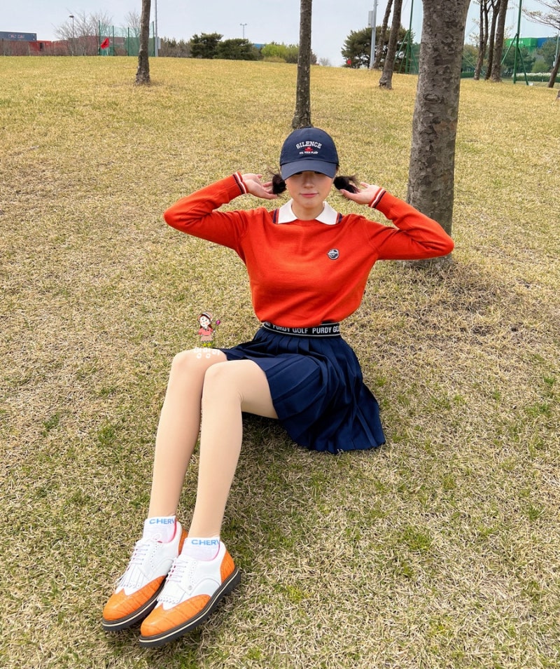 여성골프웨어 퍼디골프웨어 코디 봄라운딩룩 추천 라운딩패션 완성