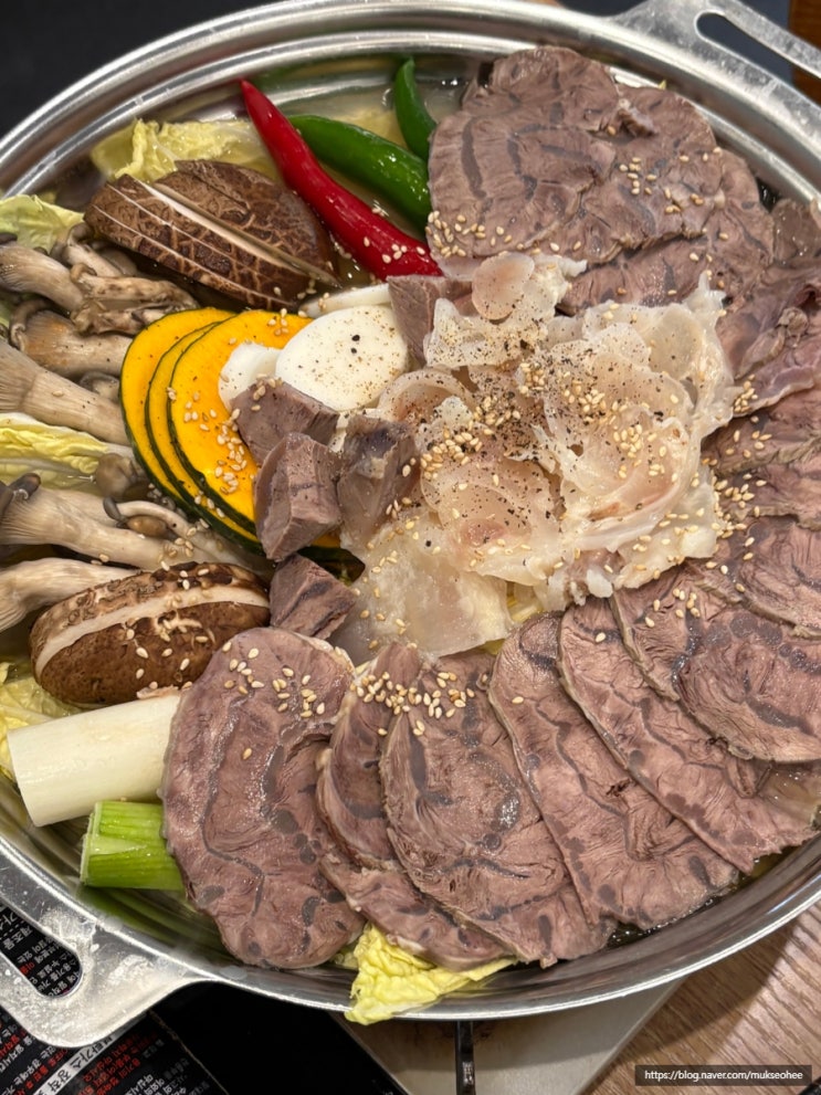  오실장강남면옥 아롱사태전골 일산 대화역 맛집 코다리냉면