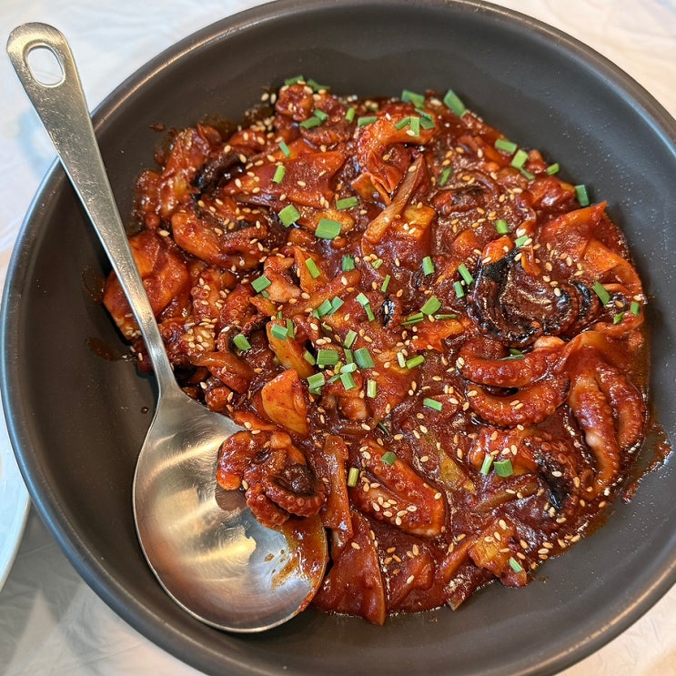  가평 맛집 가평 쭈꾸미 점심으로 먹은 직화 쭈꾸미 정식 내돈내산 (애견동반 가능)