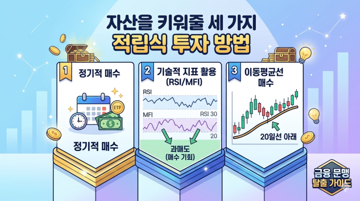  펀드, ETF 적립식 투자 방법·자산을 증식시켜줄 세 가지 방법