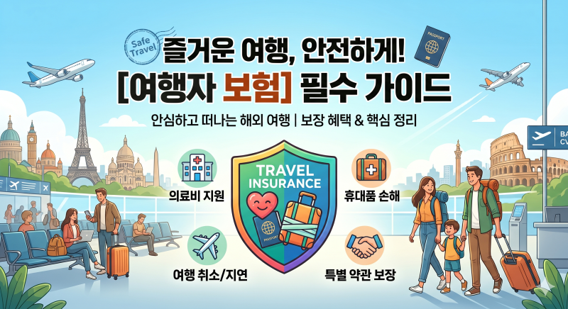 [여행자보험] "이건 안 물어줍니다!" 해외여행자 보험 가입 전 반드시 알아야 할 보상 팩트체....
