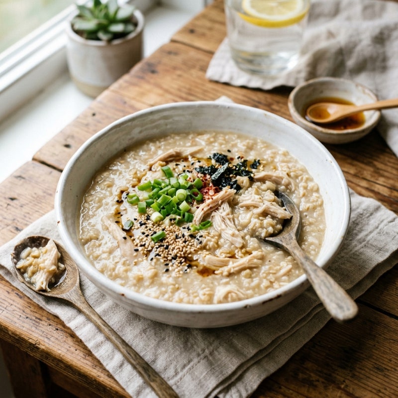 “맛있는데 살 안 쪄!” 소이현도 즐겨 먹는 닭가슴살 오트밀죽, 직접 만들어봐요