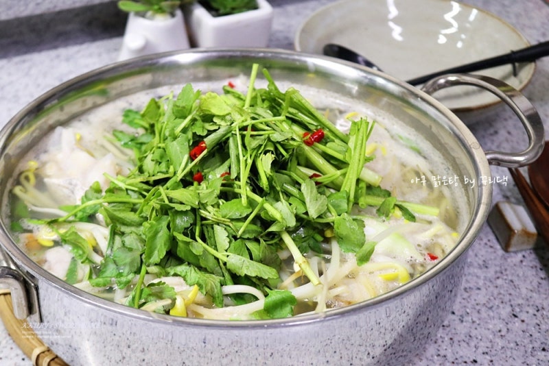 아구탕 끓이는법 시원한 냉동 맑은 아귀탕 레시피