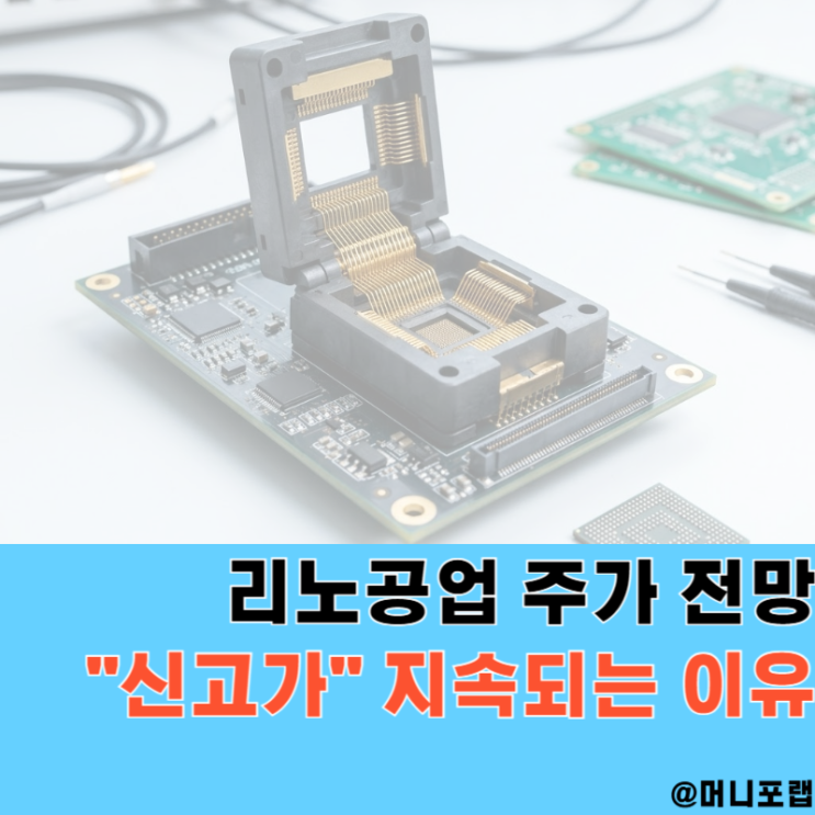 리노공업 주가 전망, 신고가 행진이 멈추지 않는 이유