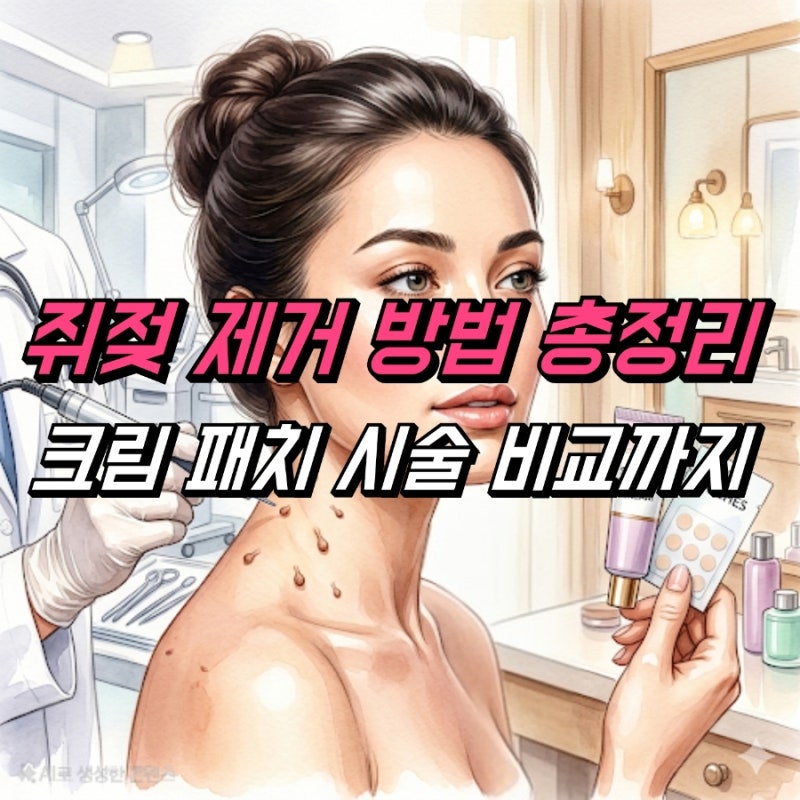 쥐젖 제거 크림 패치, 피부과 시술 비용